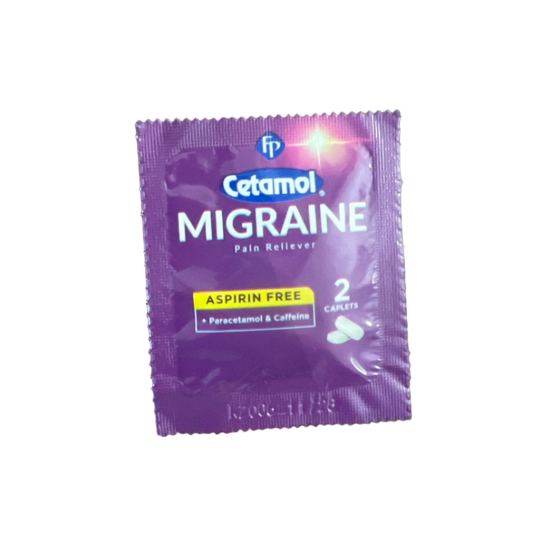 Purple Cetamol Migraine packet