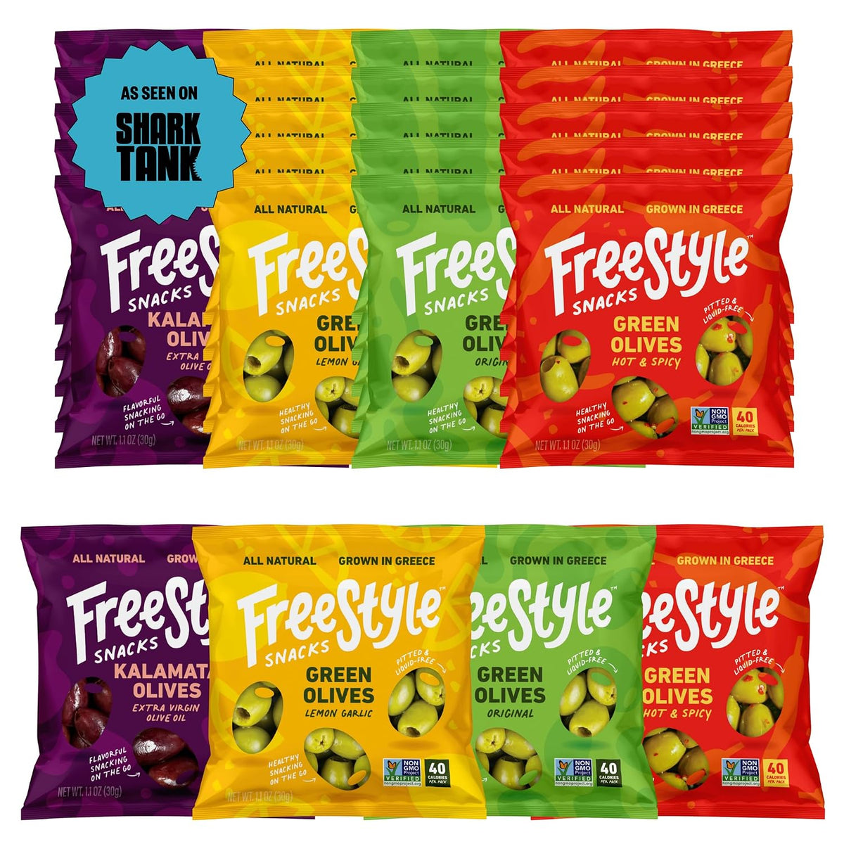 Freestyle Snacks Olive Snack Packs