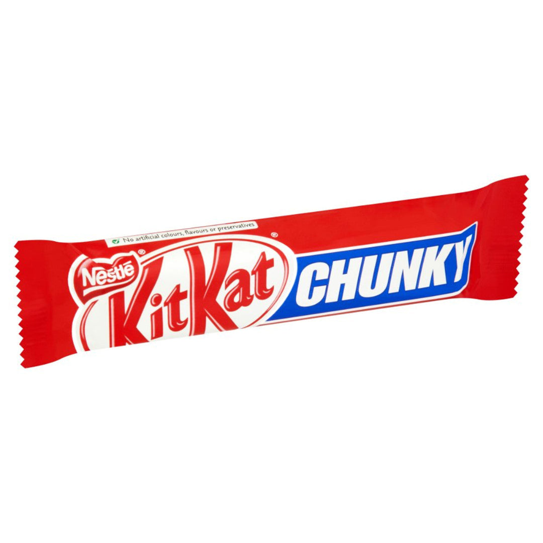Kit Kat Chunky candy bar packaging on a white background