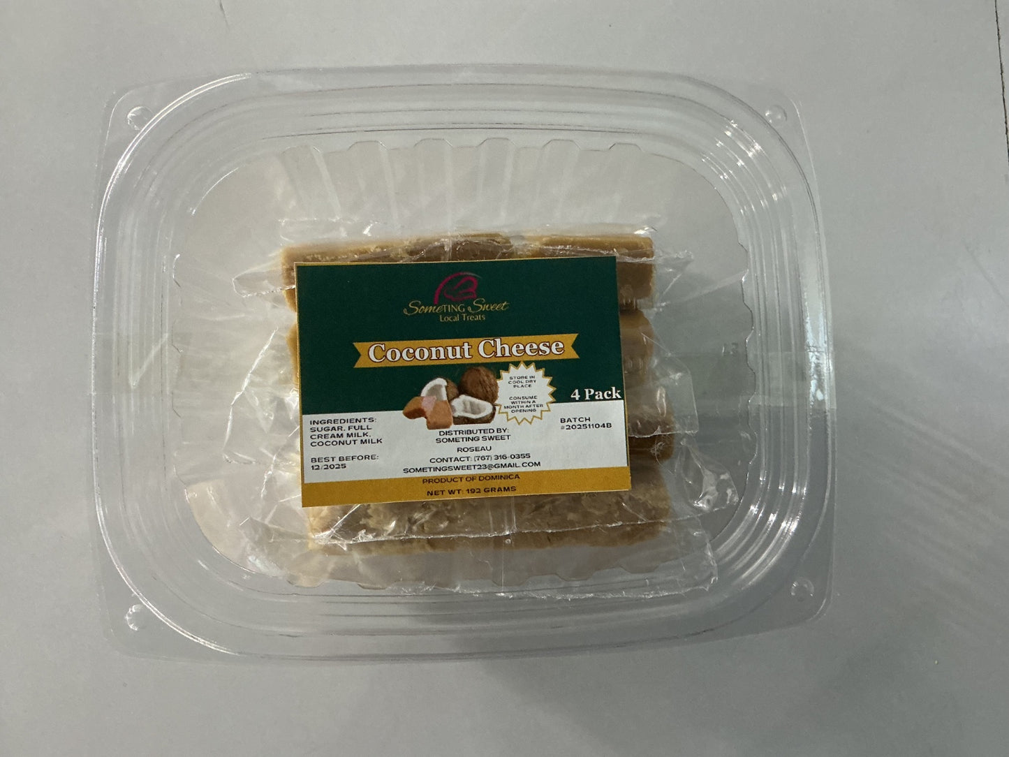 Coconut Cheese (Airport)