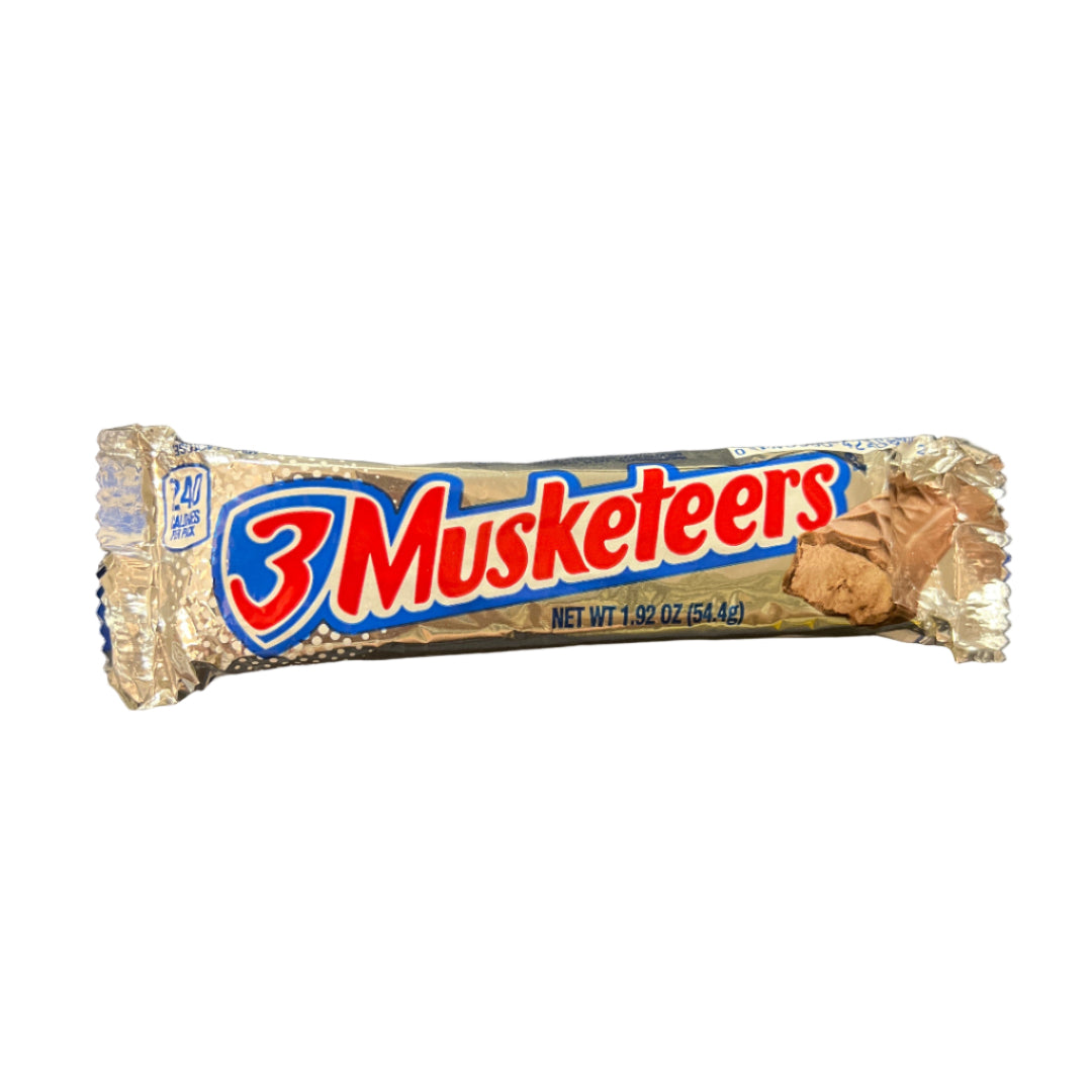 3 Musketeers candy bar wrapper 