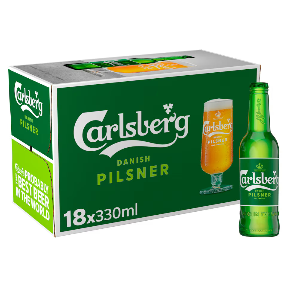 Carlsberg Danish Pilsner 24 x 330ml 5% (Bottle)