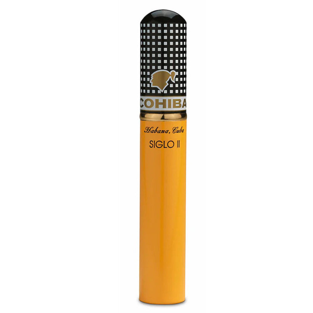 Cohiba Siglo II cigar on a white background