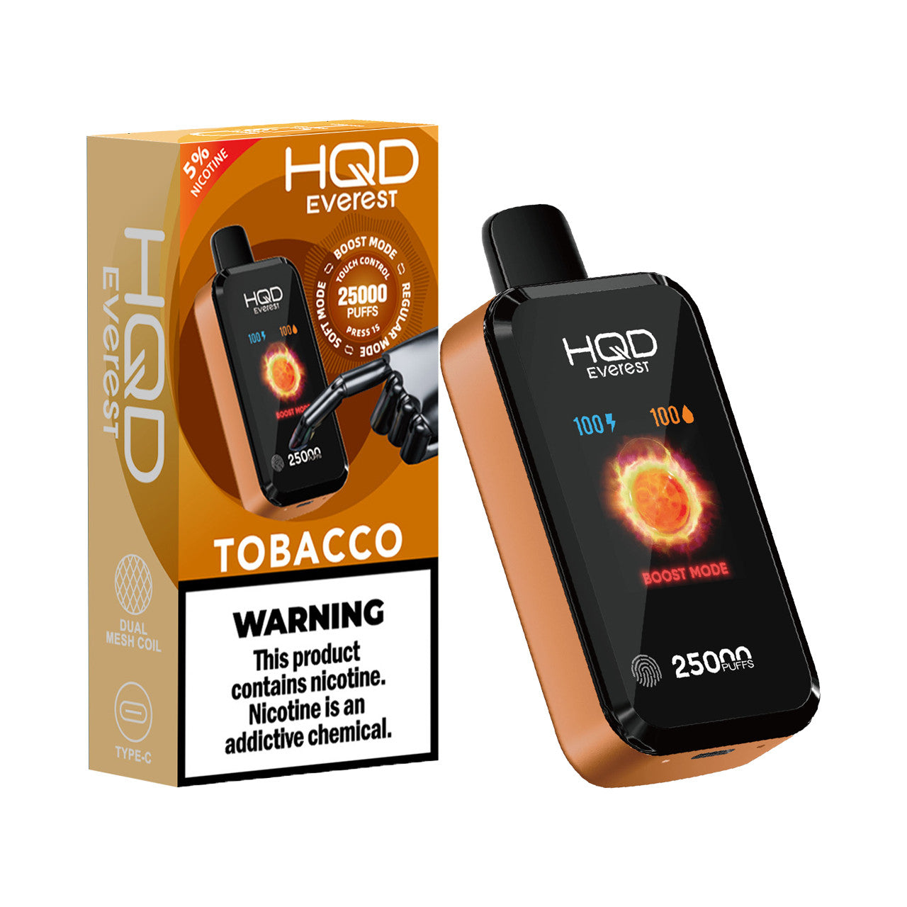 HQD Everest 5% 25K Puffs