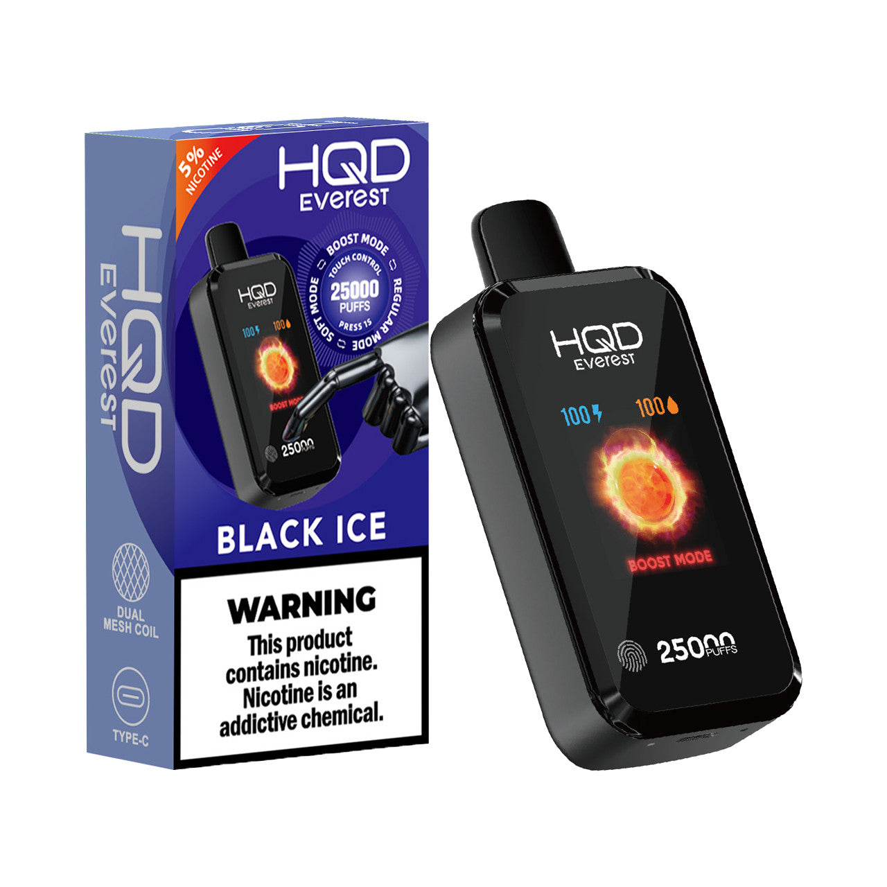 HQD Everest 5% 25K Puffs