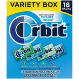 Orbit Mint Sugar Free Chewing Gum, Variety Pack, 14 pcs., 18 pk,