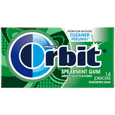 Orbit Mint Sugar Free Chewing Gum, Variety Pack, 14 pcs., 18 pk,