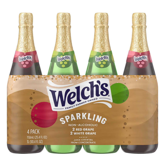 Welch's Sparkling Non-Alcoholic Juice 4x750ml