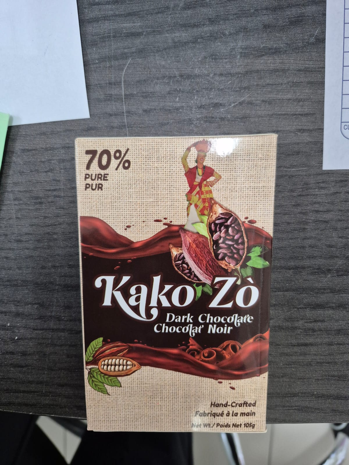 Kako Zo' Dark Chocolate 70%(Airport)