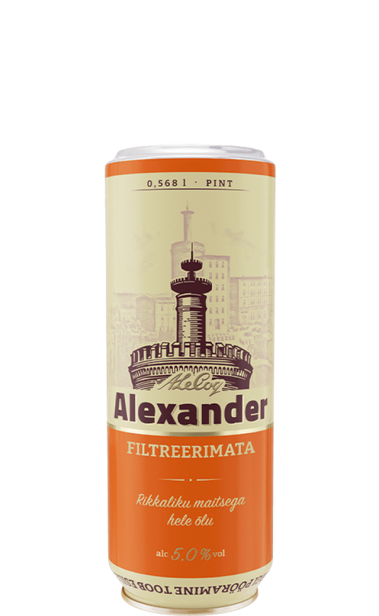 A. Le Coq Alexander Unfiltered Beer 5.0% Can 568ml