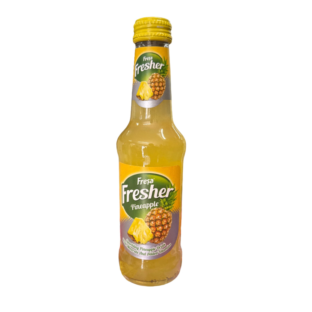 Fresher pineapple juice bottle