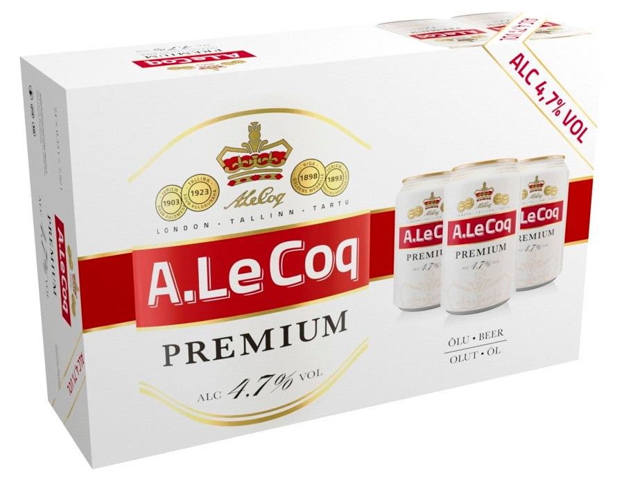 A.Le Coq Premium Export Beer 5.2% 24x330ml