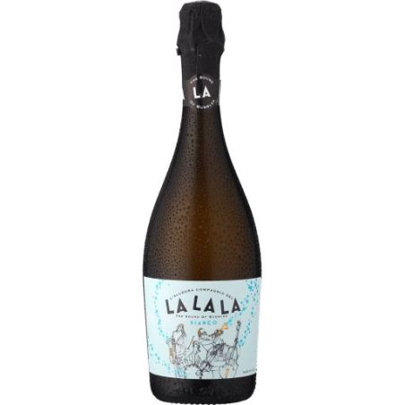 LaLaLa Spumante Bianco (White) Dry Emilia IGT 6x750ml 10.5%